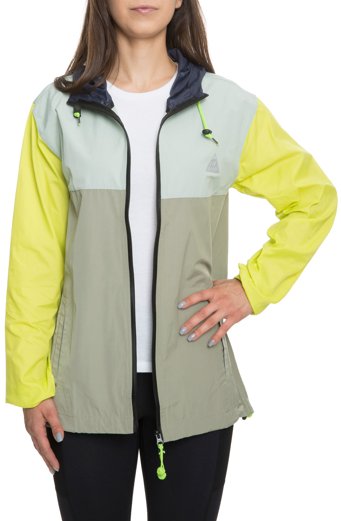 The Lit Elevation Color Blocked Windbreaker in Multi