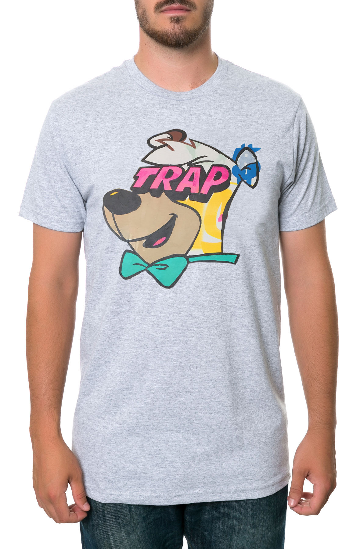 The Trap Art Tee in Heather Grey