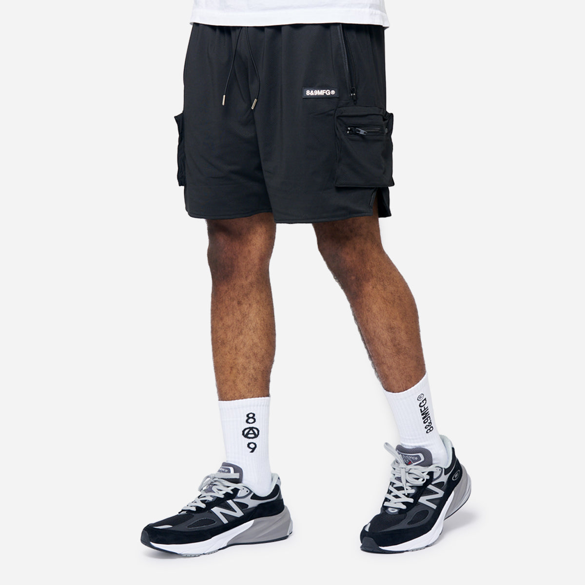 Everyday Mesh Cargo Shorts Black