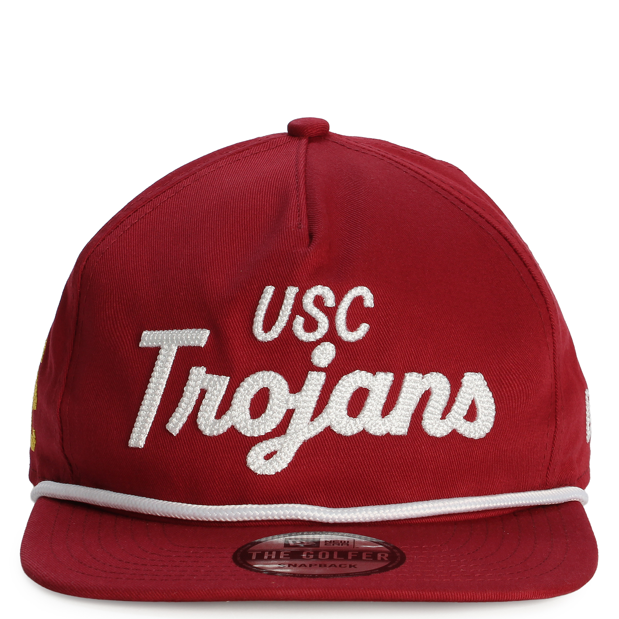 USC Trojans Cardinal Script Team Text Golfer Rope Hat