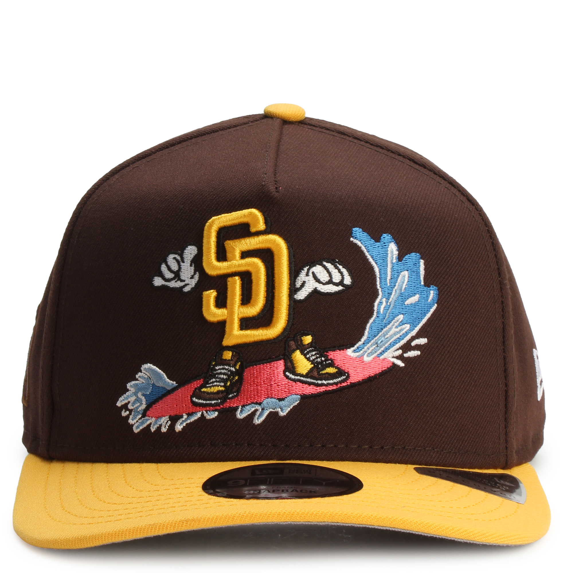 MLB San Diego Padres 950AF Pre-Curved Cartoon Snapback