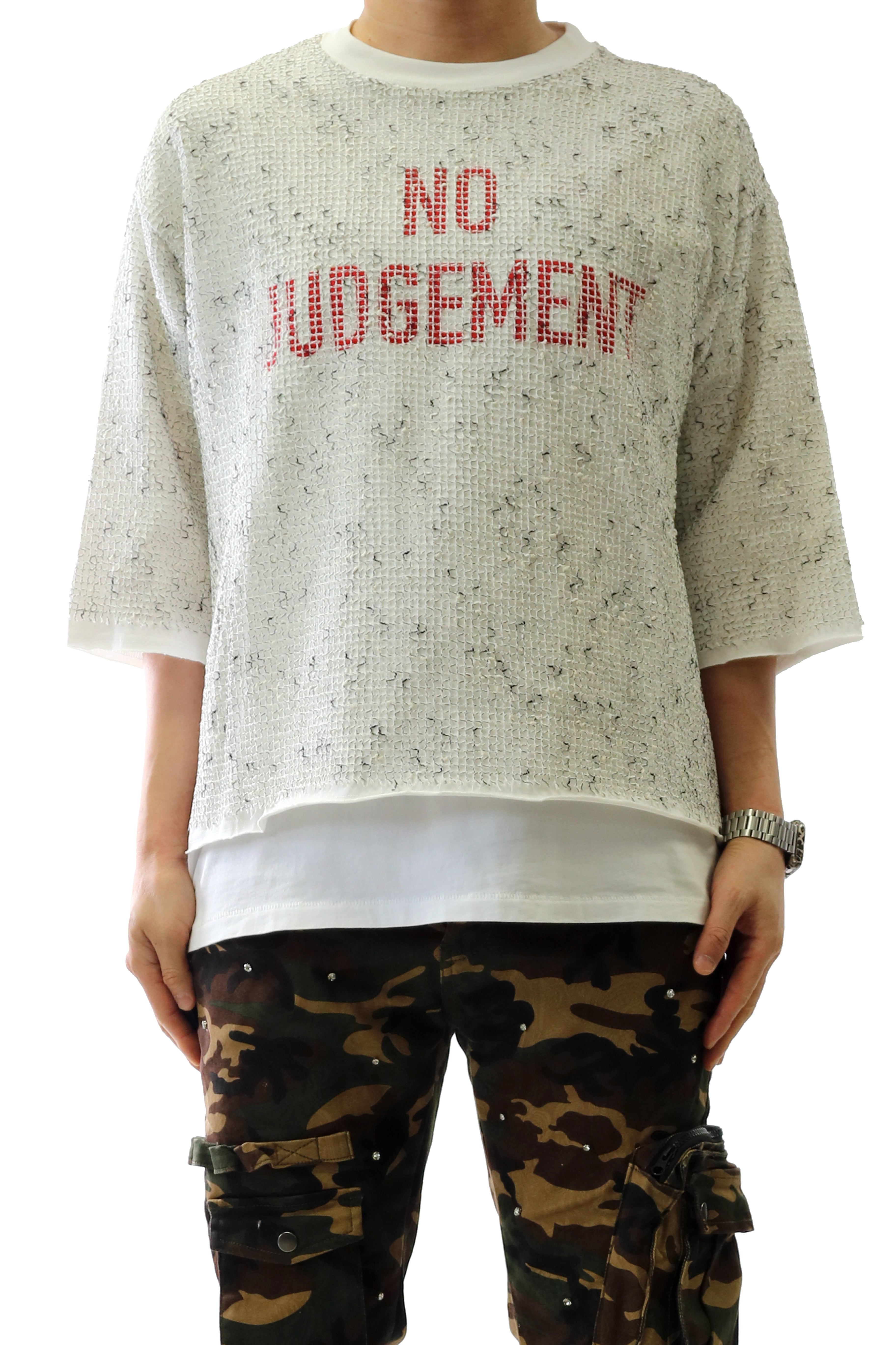 Relics S/N Jersey 3/4 Sleeve Crop Top Tee