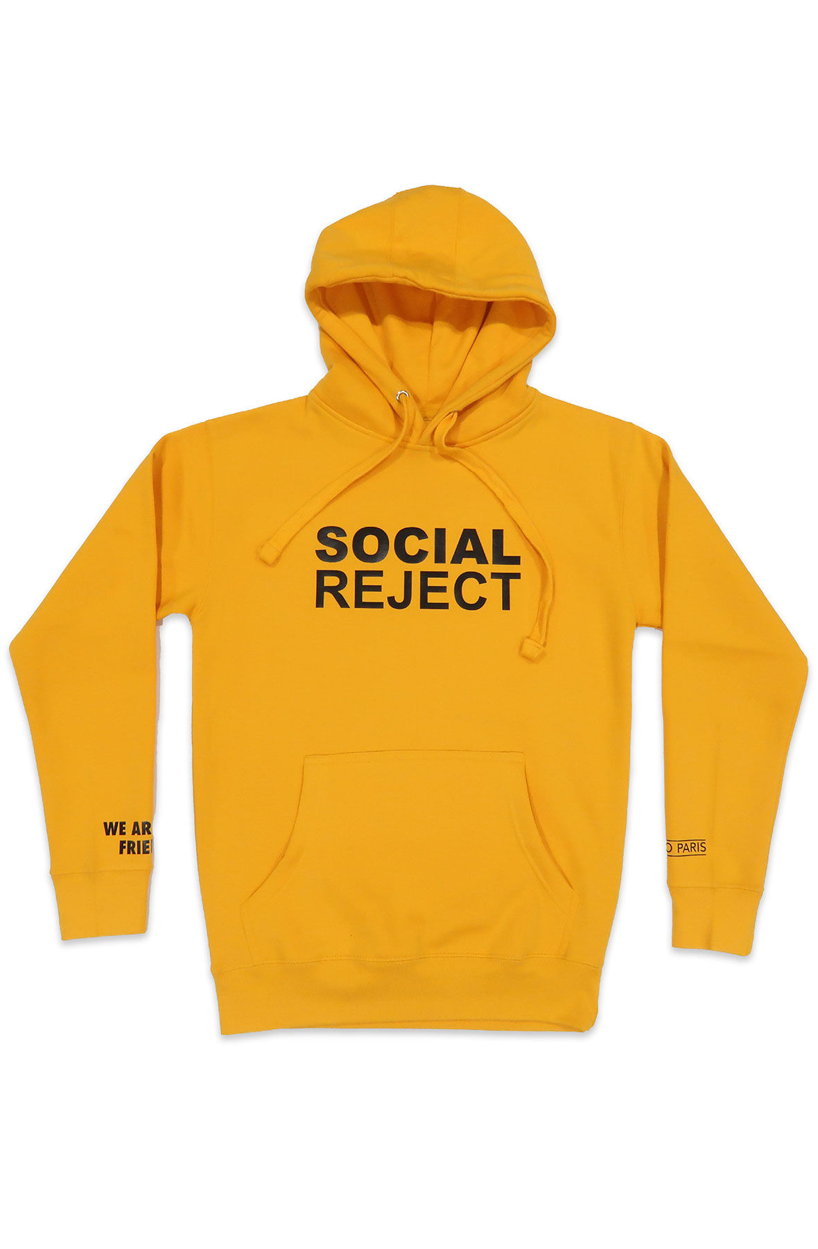 Social Reject Hoodie in Yellow and Black