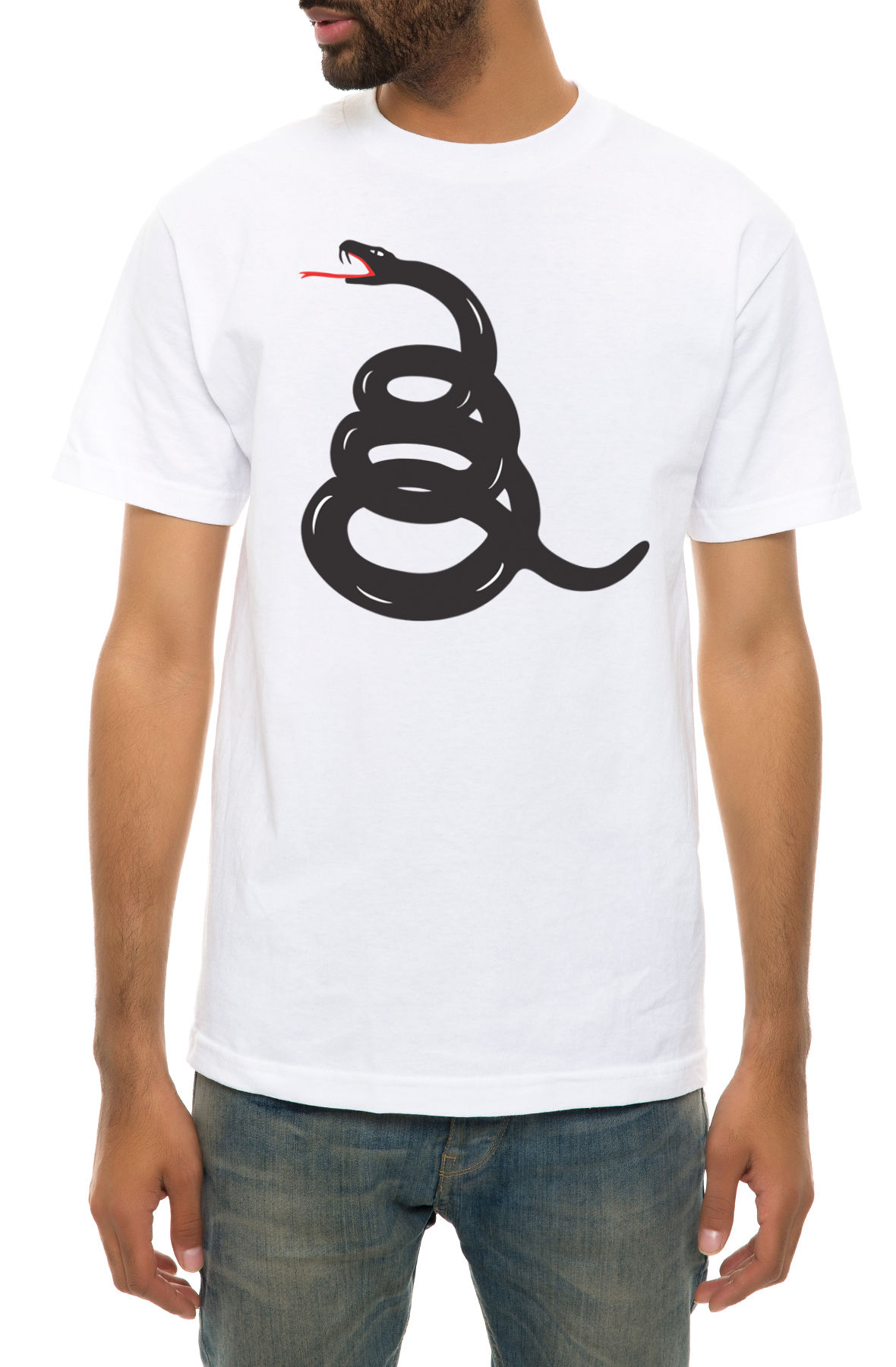 The Black Mamba Tee in White