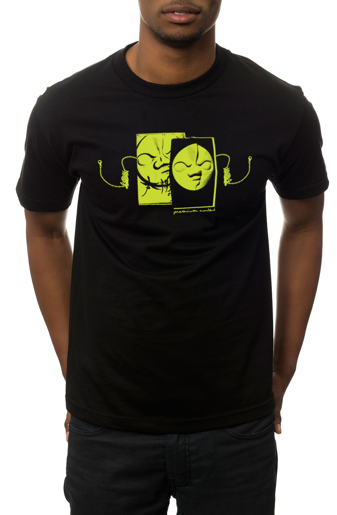 The Gemini Tee in Black