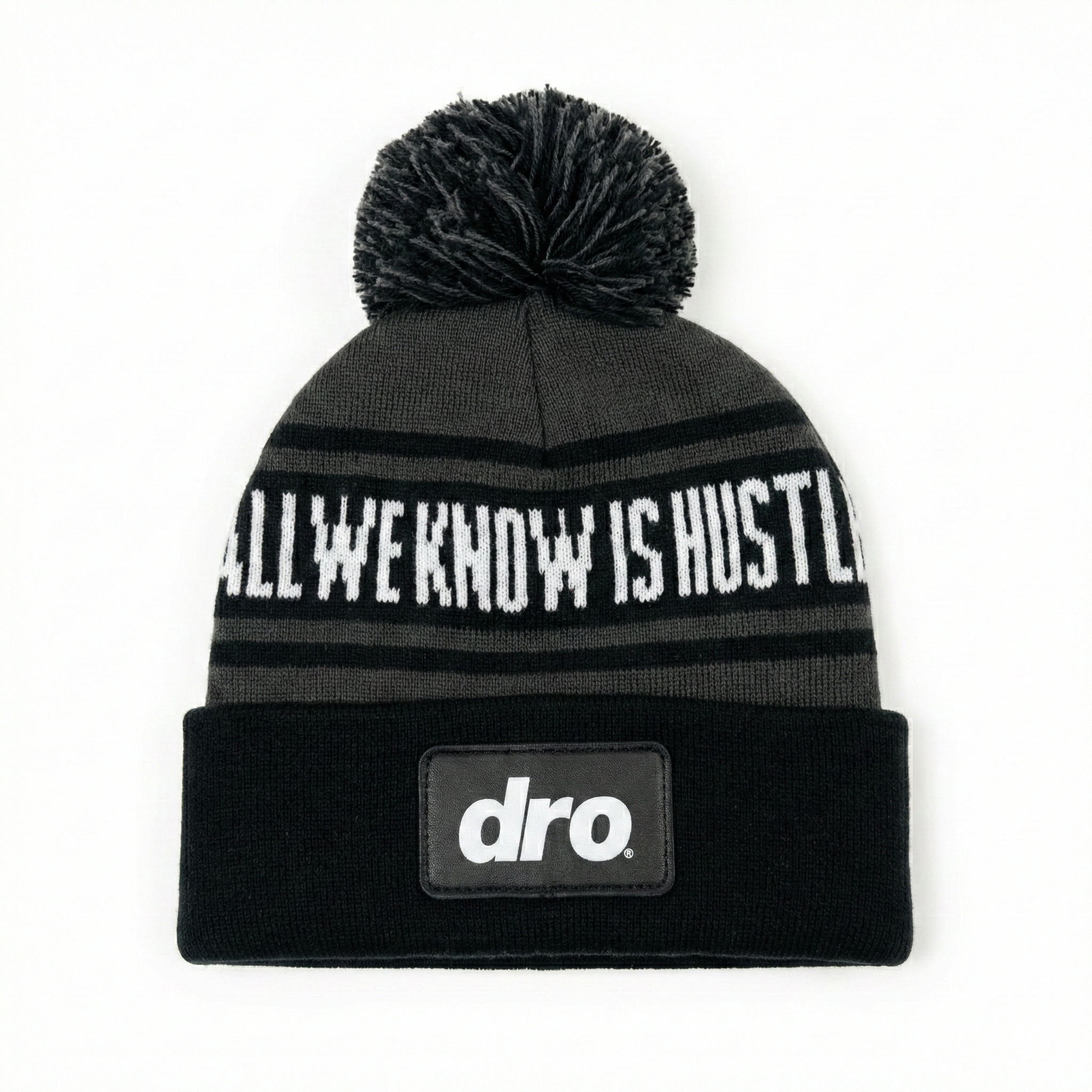 Hustle Pom Pom Beanie