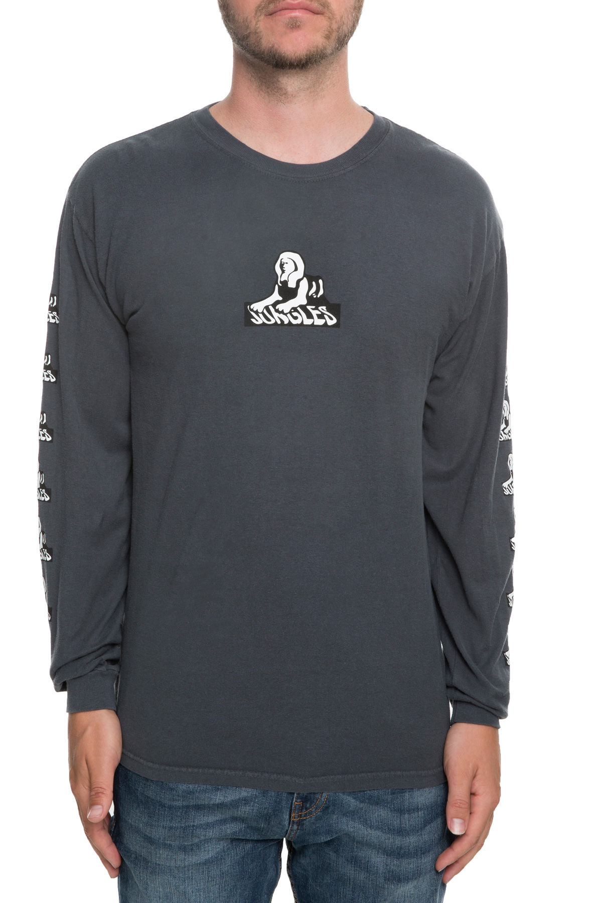 the sphinx logo long sleeve in graphite