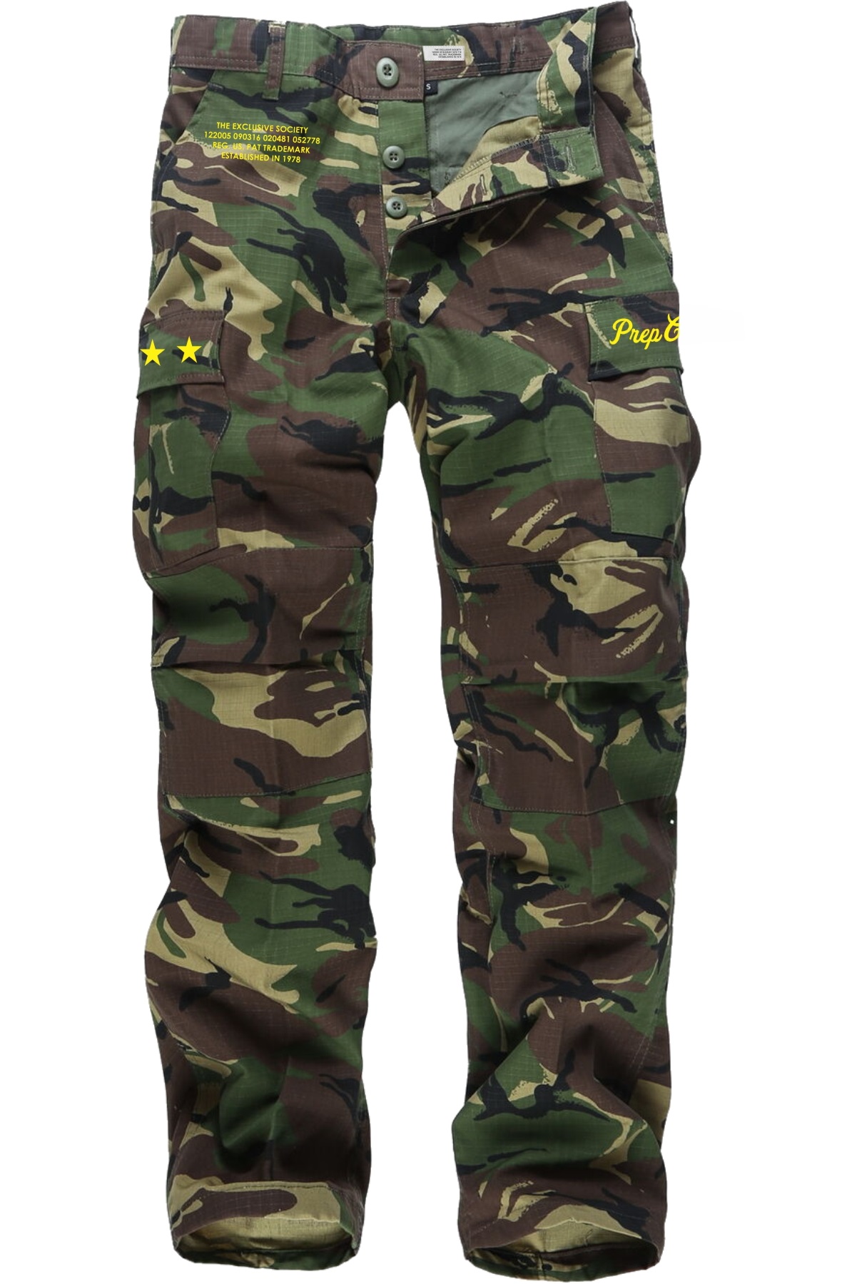 Camp Stars Camo Cargo Pants