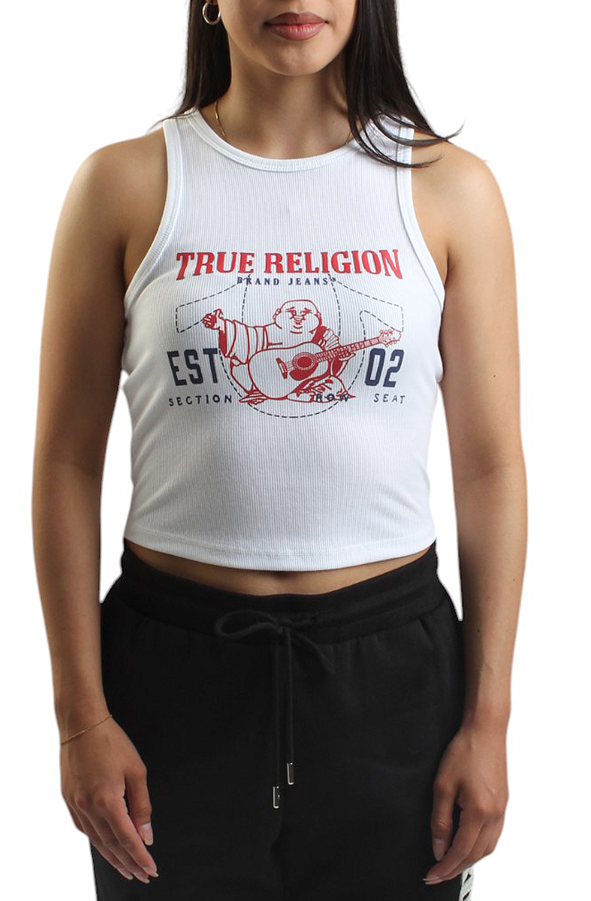 Ribbed Buddha Logo Tank