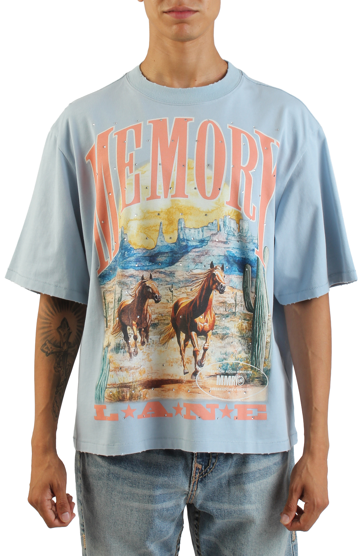 Wild Horses Crop T-Shirt