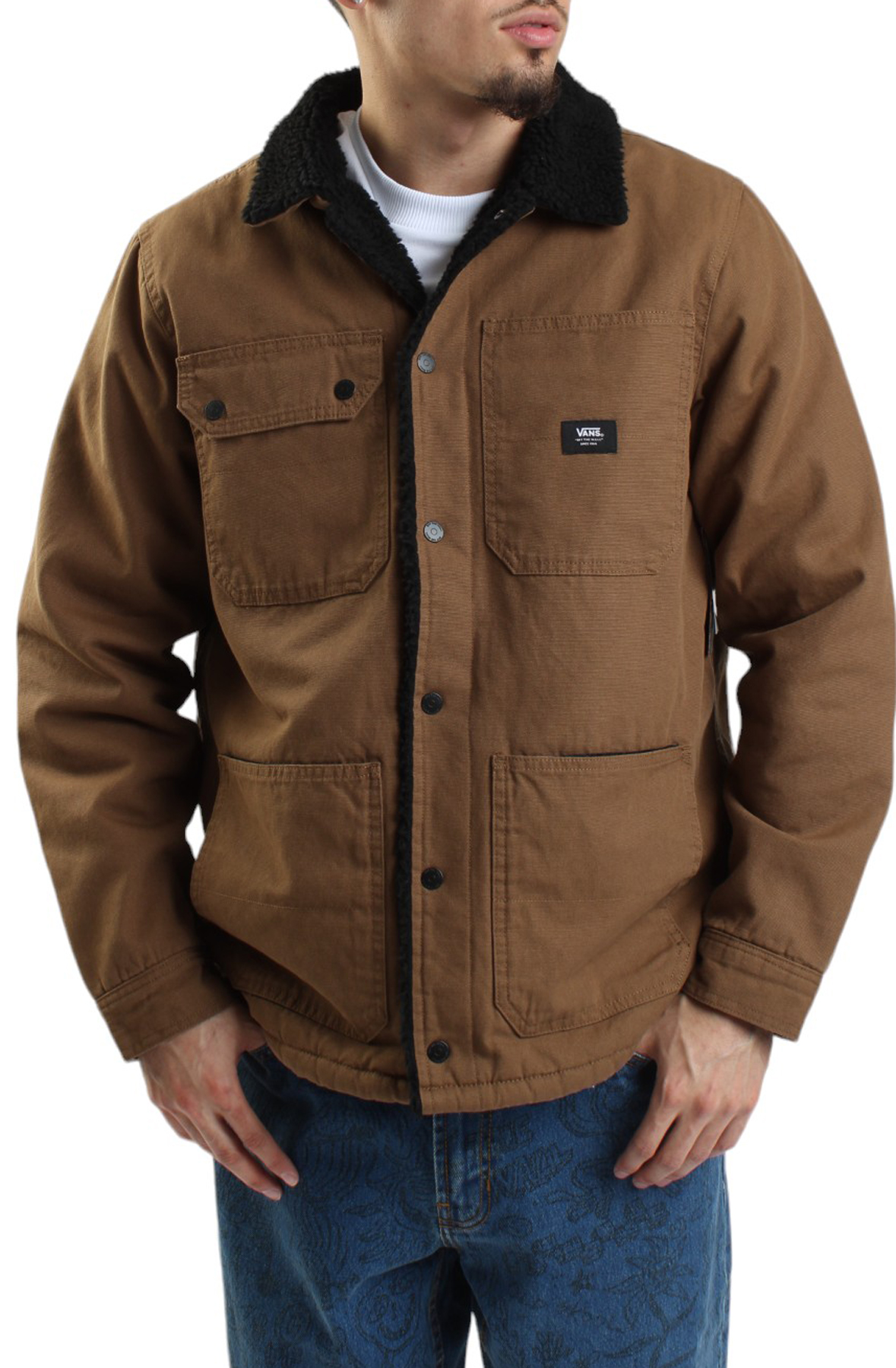 Drill Chore Coat Sherpa Jacket