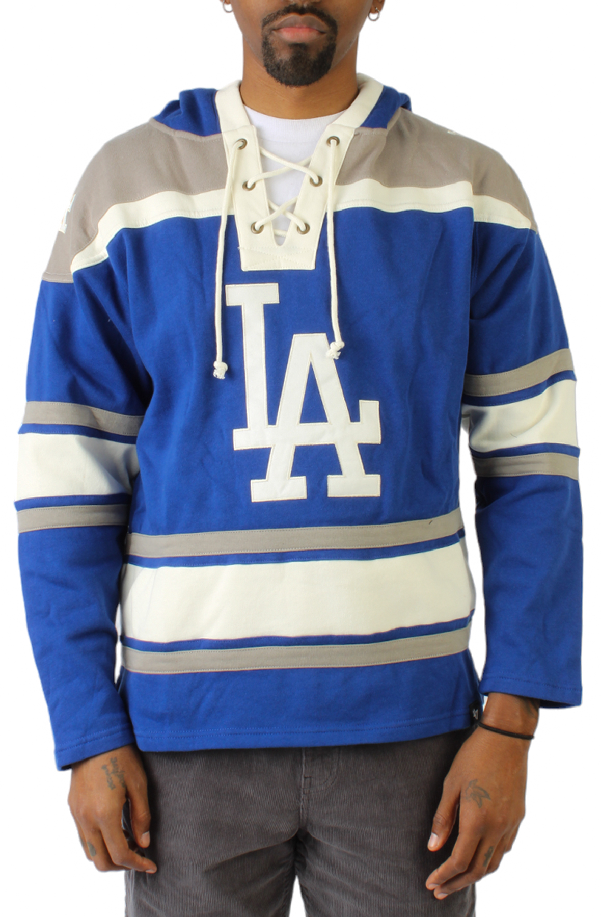 Los Angeles Dodgers Vintage Superior '47 Lacer Hood