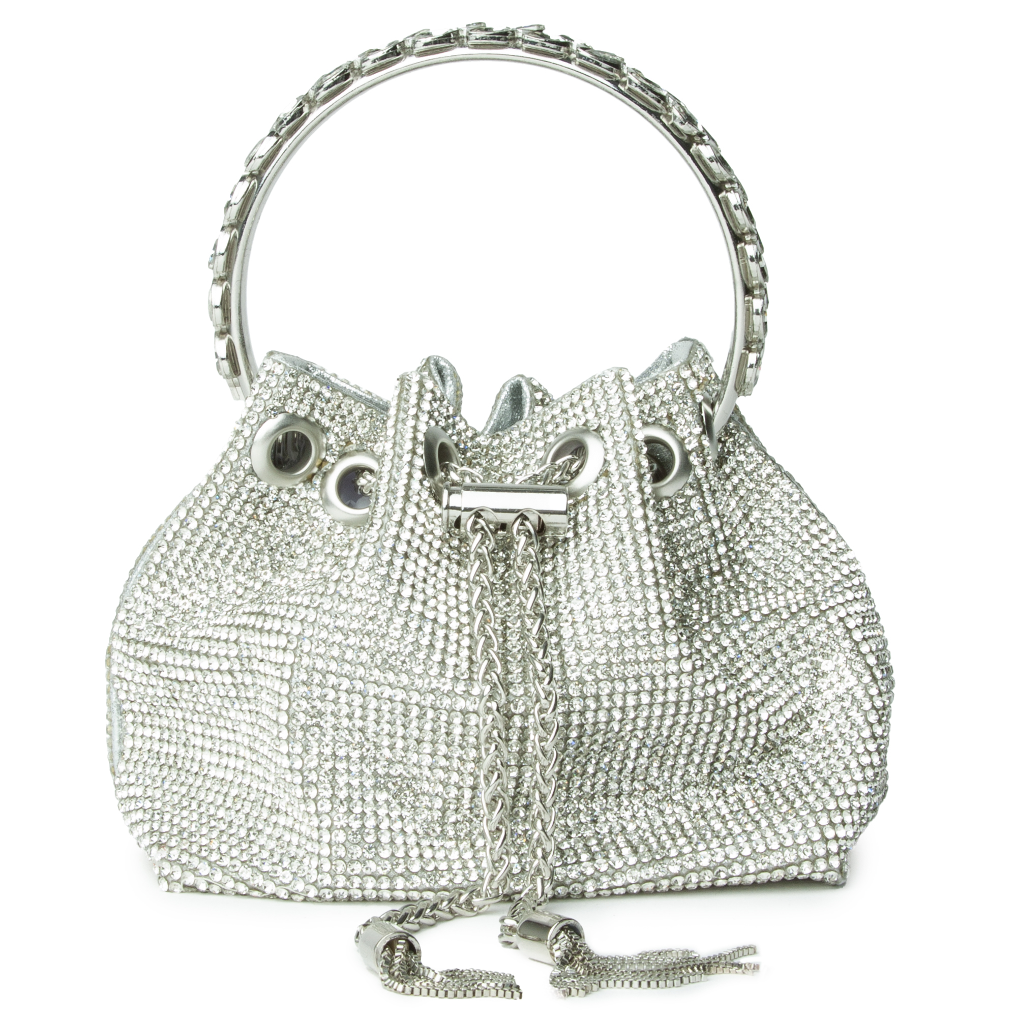 Evening Crystal Bucket Bag