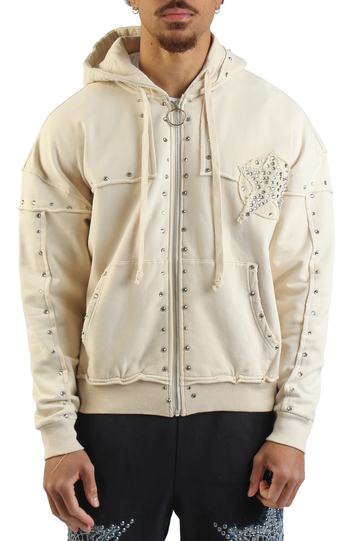 Star Stones Fleece Oversized Hoodie