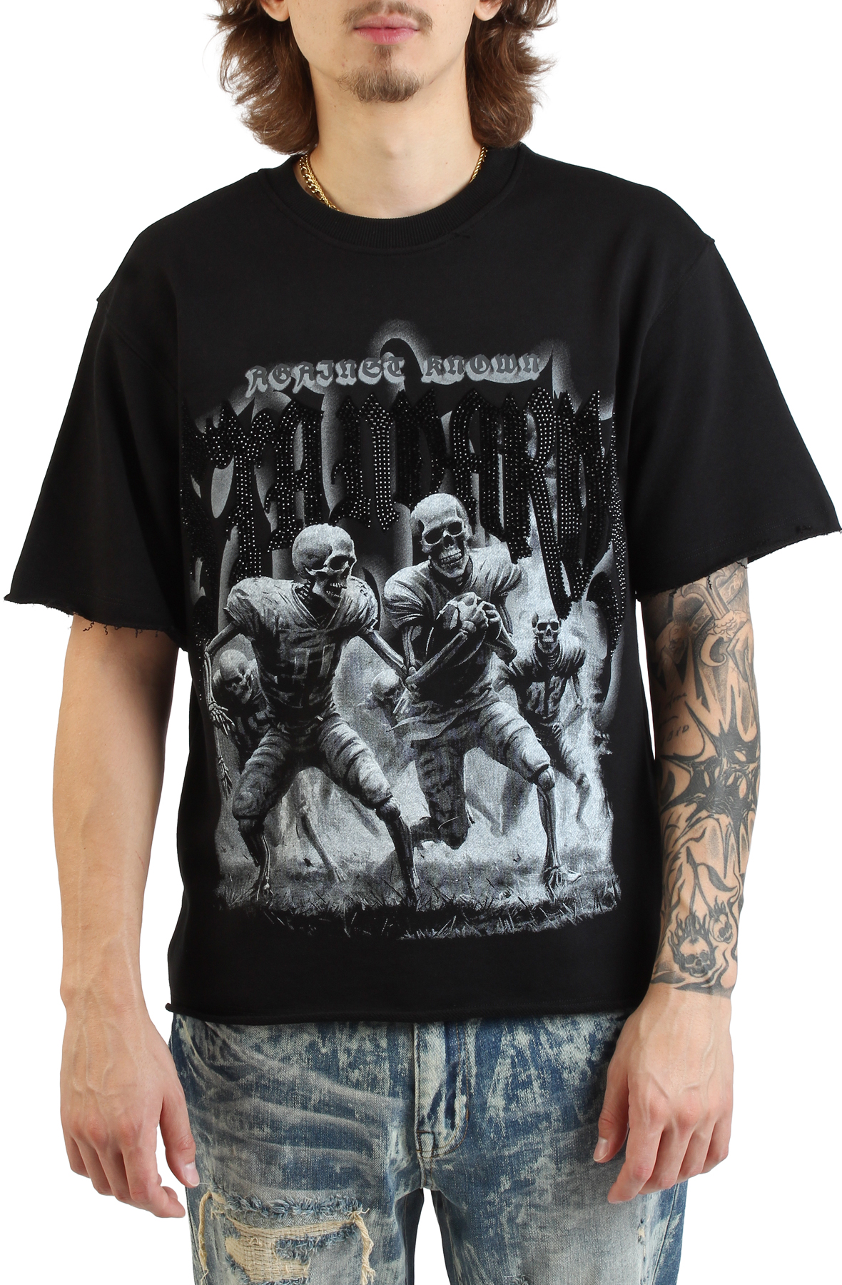 BLITZ French Terry Crop T-Shirt