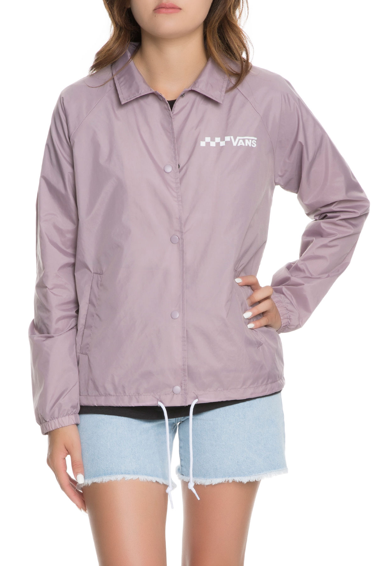 vans windbreaker mens purple