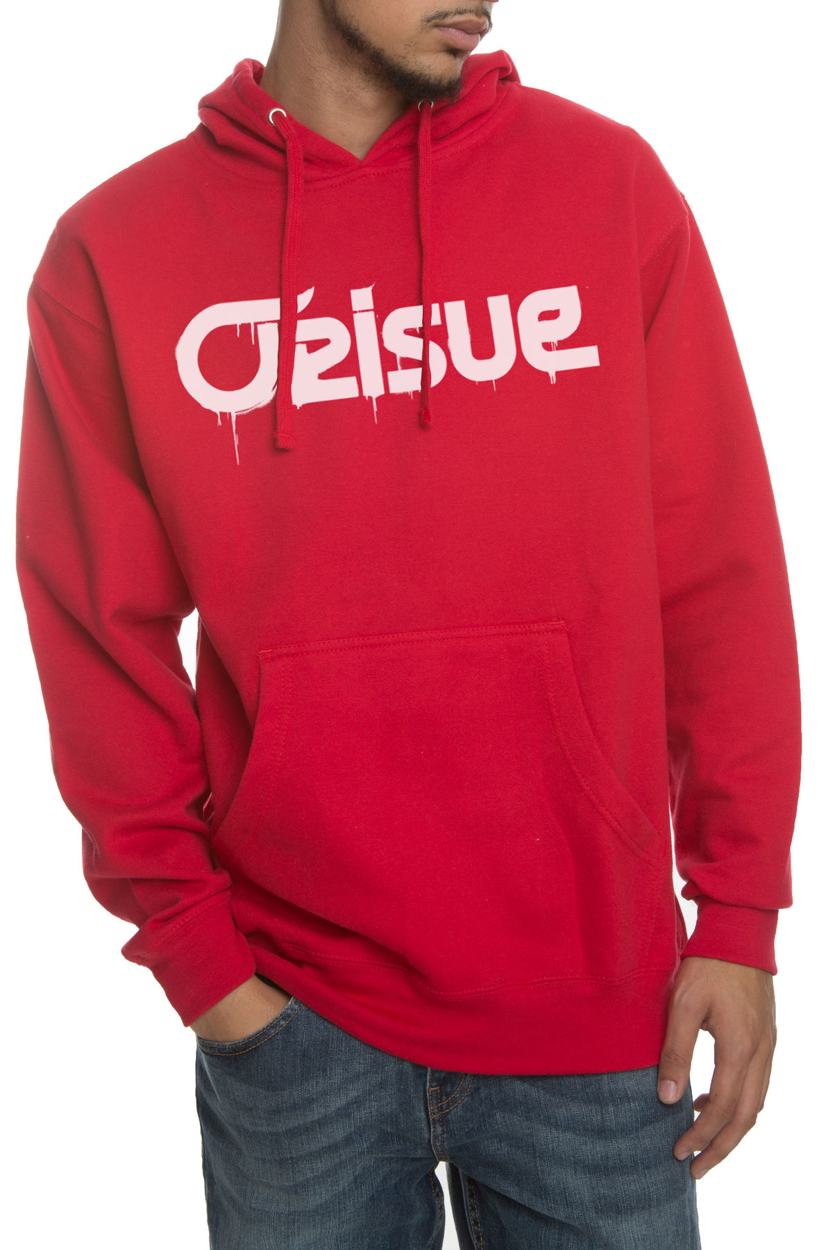 The New Age Spray Hoodie in Red