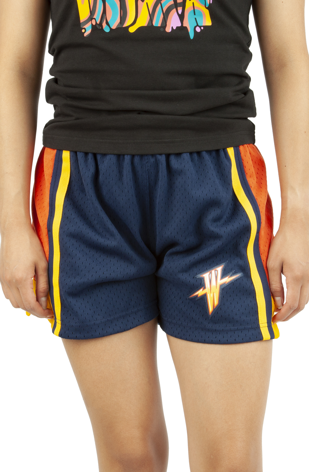 Mitchell and Ness Chicago Bulls Jump Shot Shorts Black