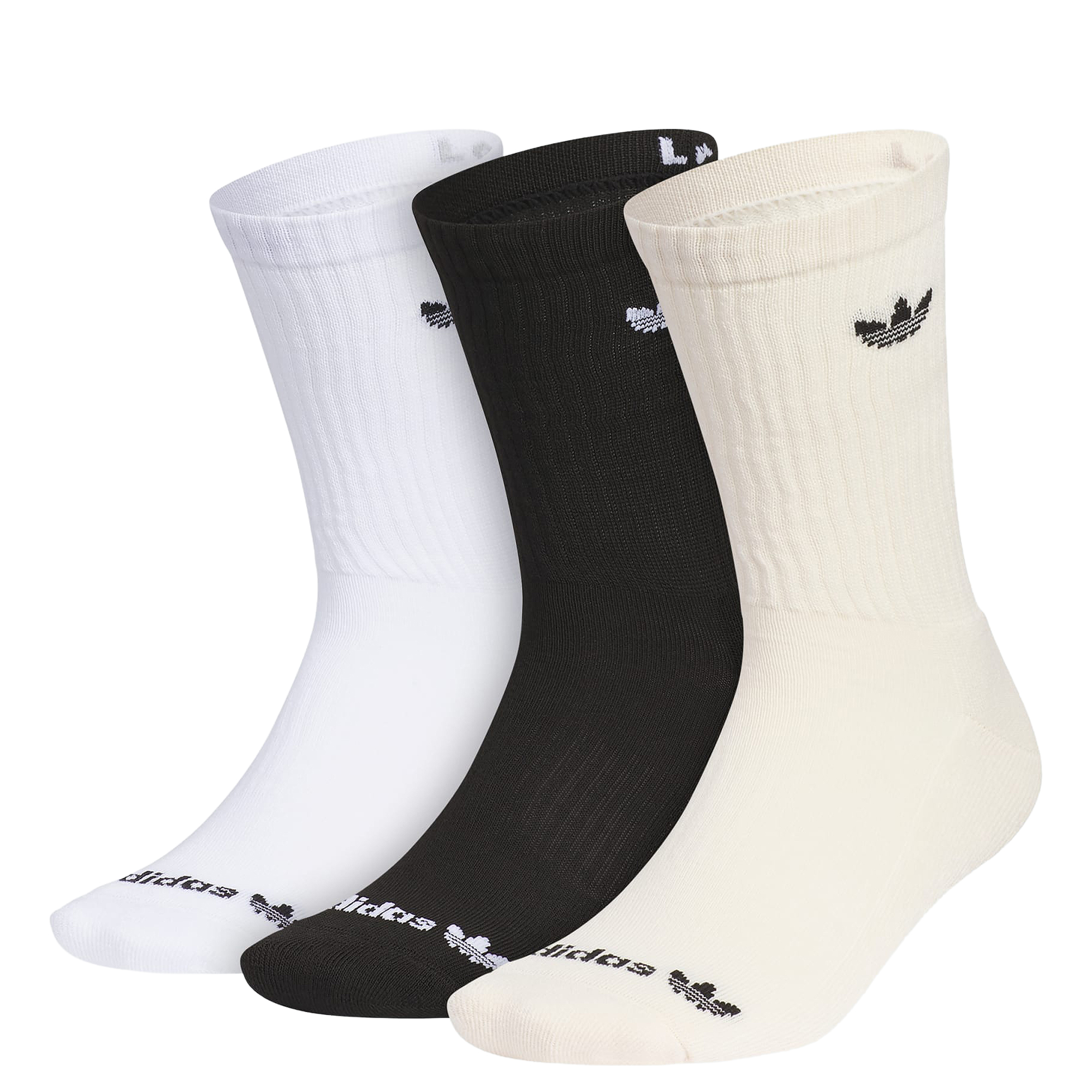 Womens Originals Trefoil 2.0 3-Pack Crew Socks