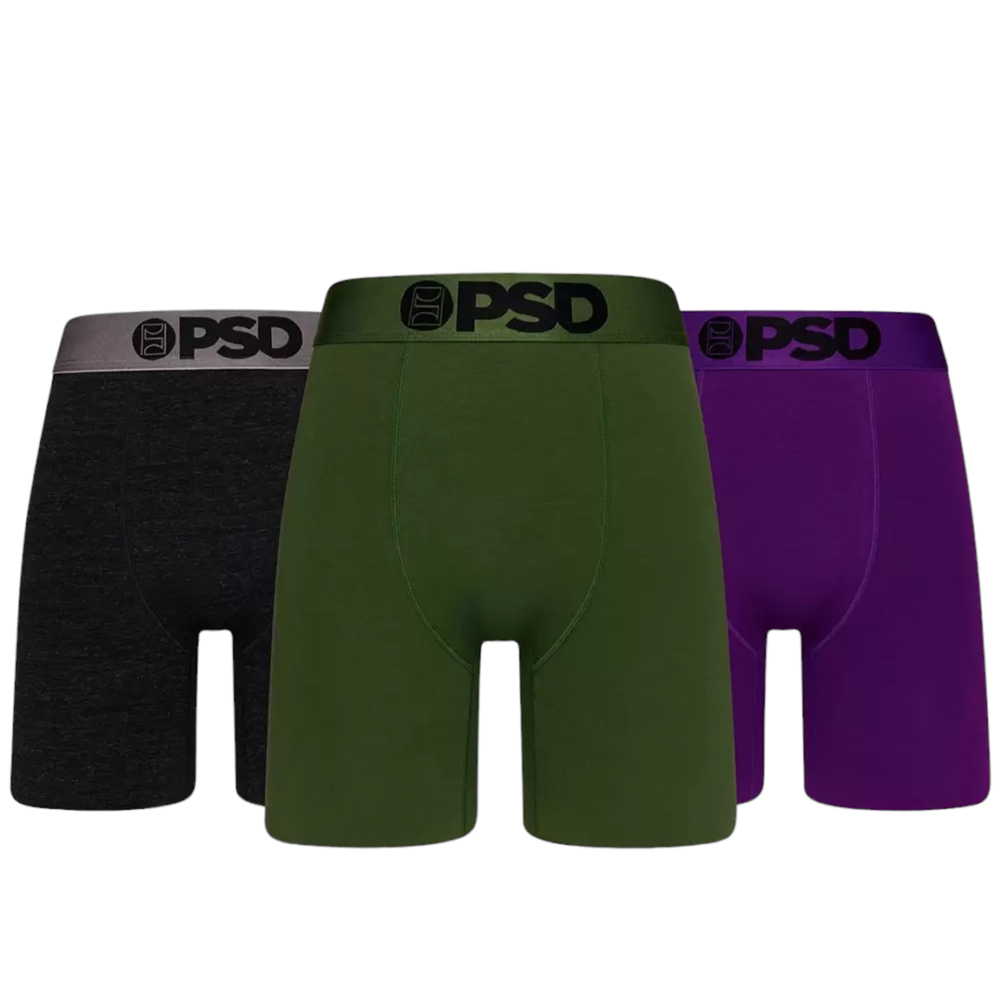 Solid 3PK Boxer Briefs