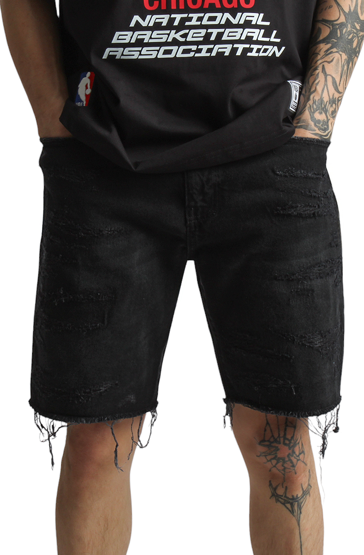 Shadow Denim Shorts