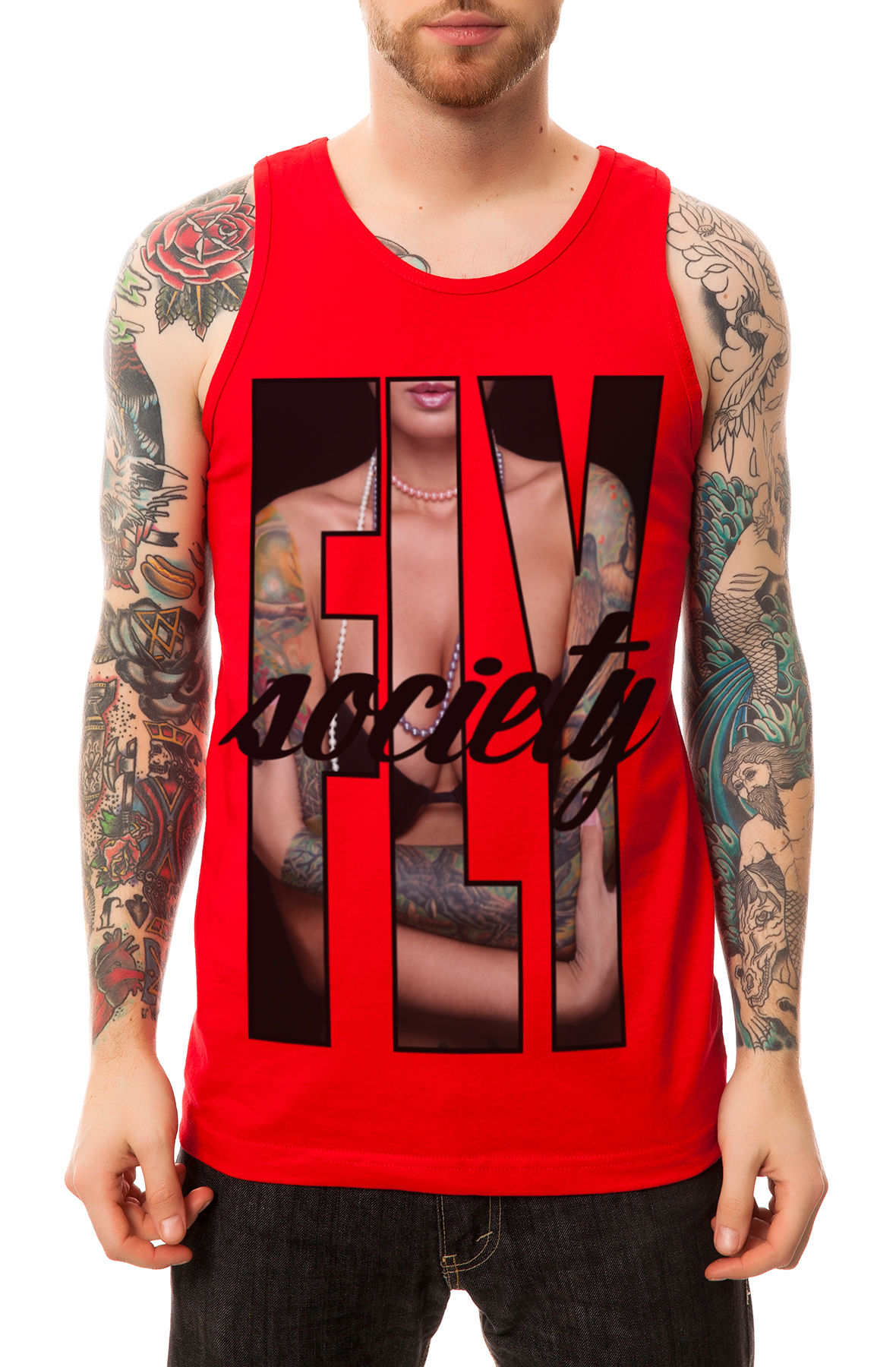 The Underground Tank Top in Red