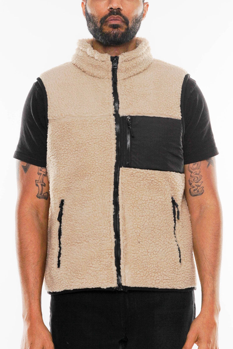 Sherpa Full Zip Vest