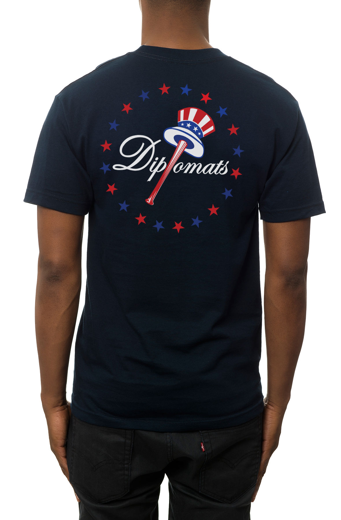 The Dipkees Tee in Navy