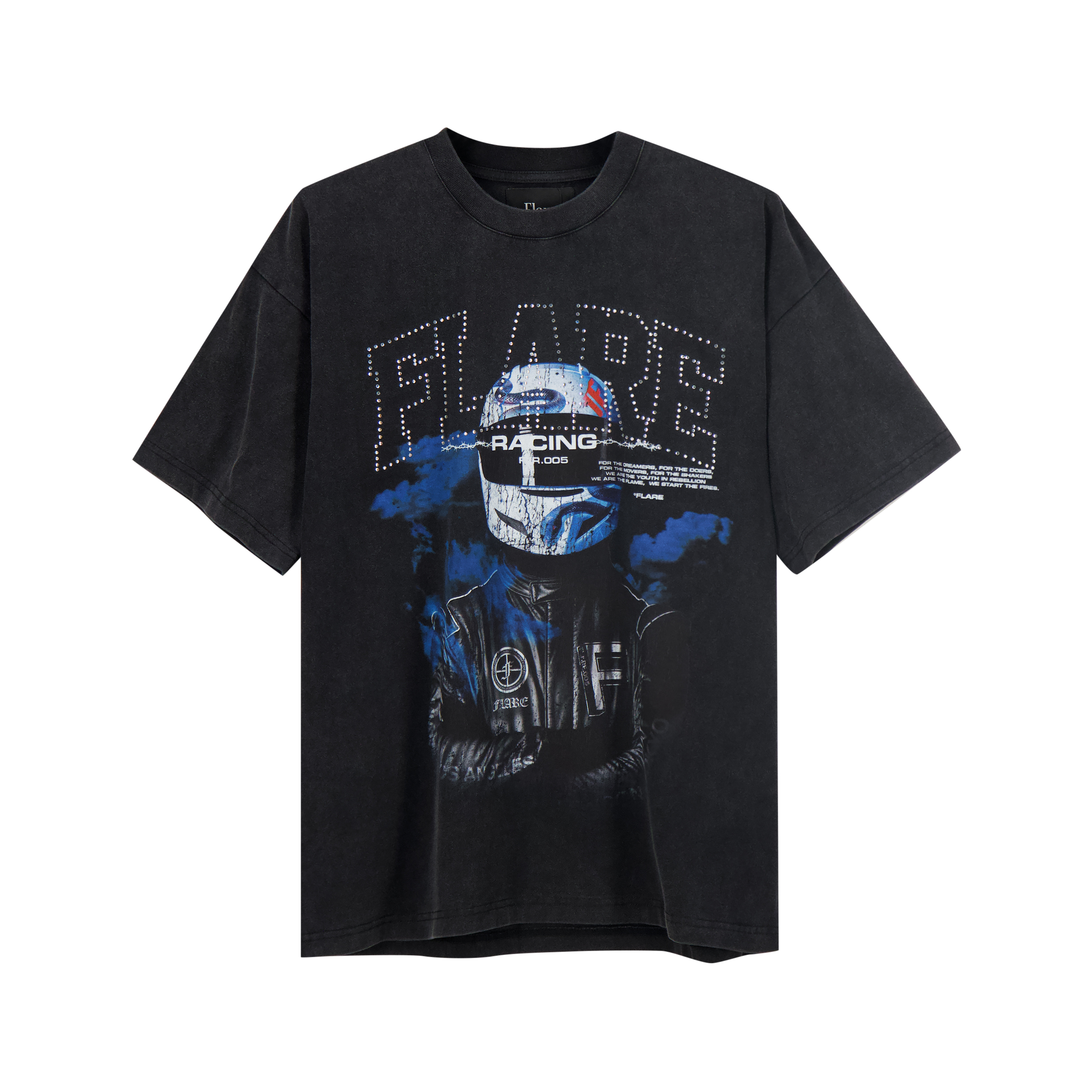 Podium T Shirt Washed Black