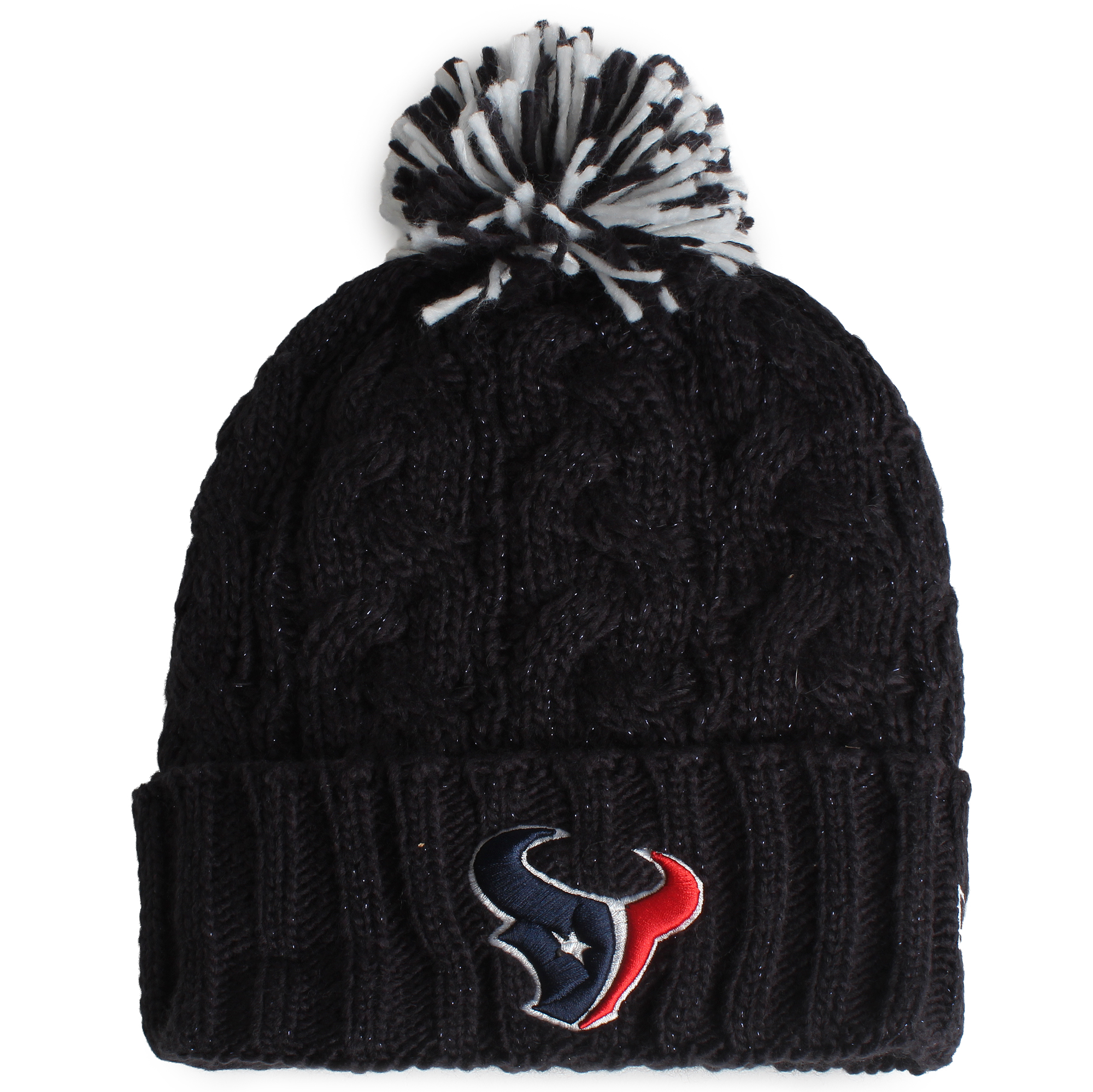 NFL Houston Texans Cozy Cable Pom Knit Hat