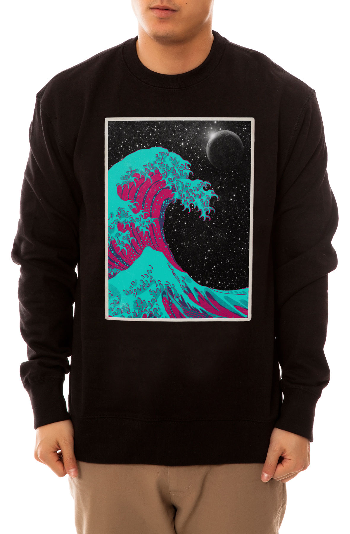 neon crewneck