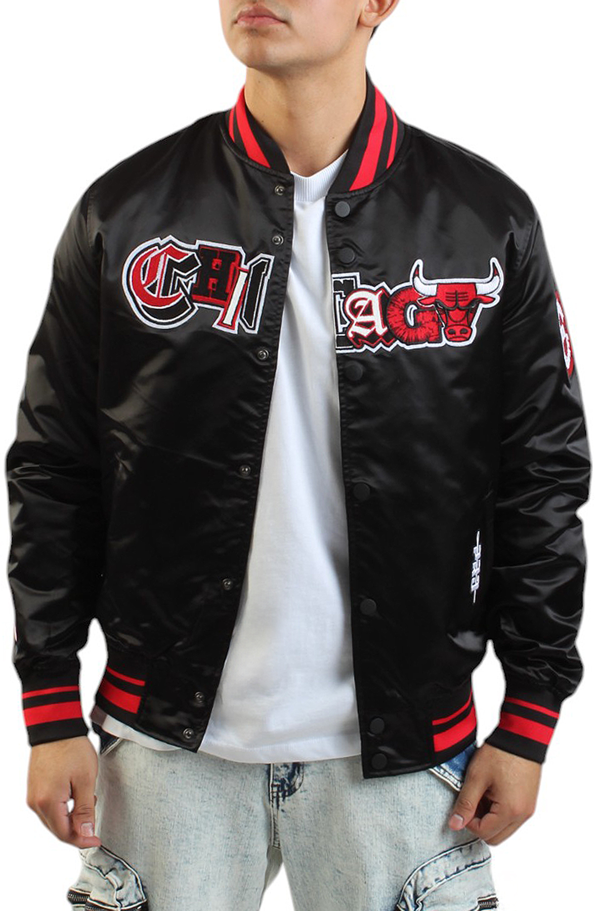 NBA CHICAGO BULLS CITY RANSOM SATIN JACKET