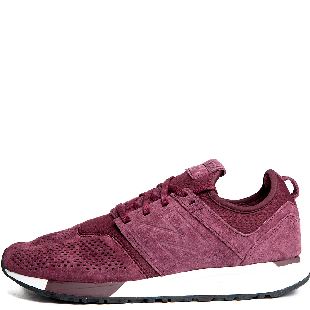 247 Suede Sneaker BURGUNDY/WHITE