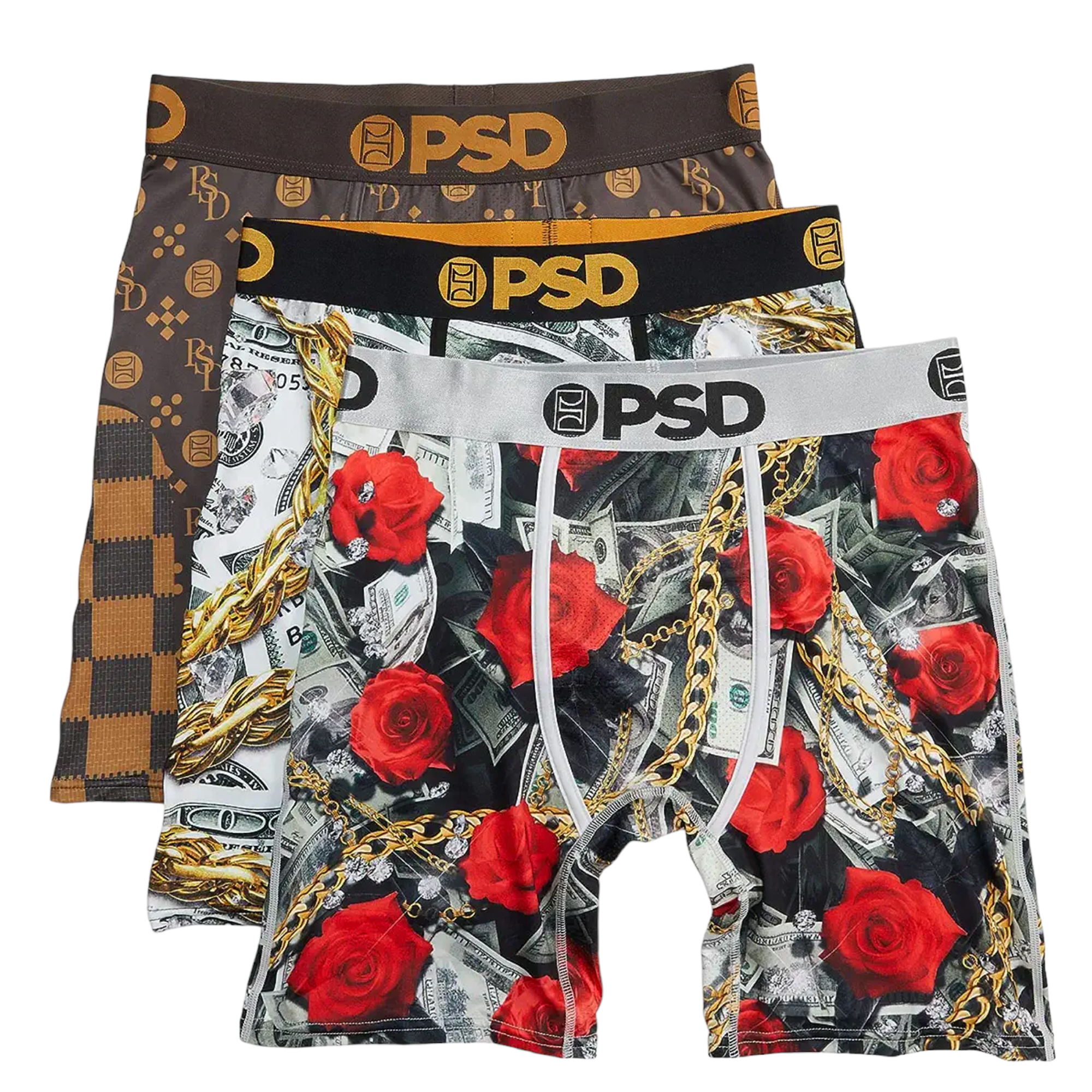 PSD Men's Bedrock Boyz Boxer Briefs, Multi, S at  Men's Clothing store