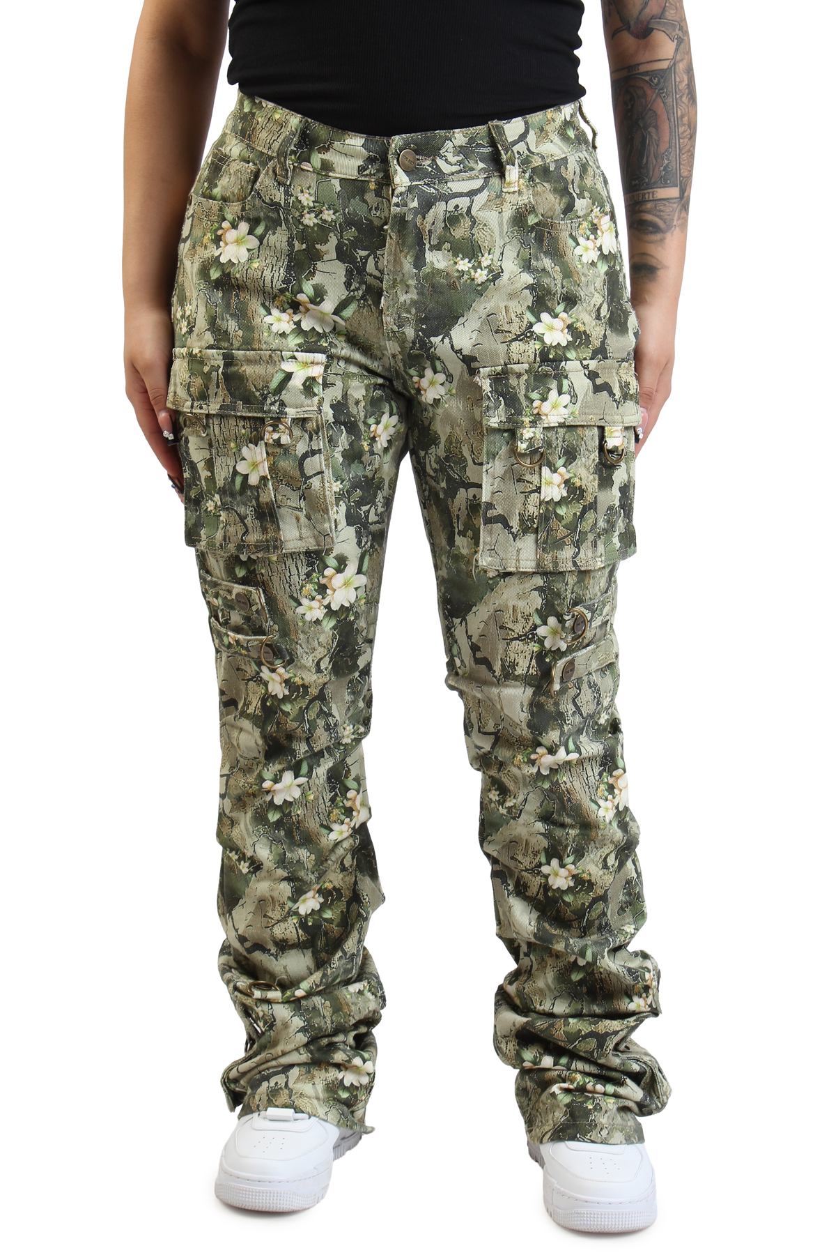 High-Rise Cargo Pants