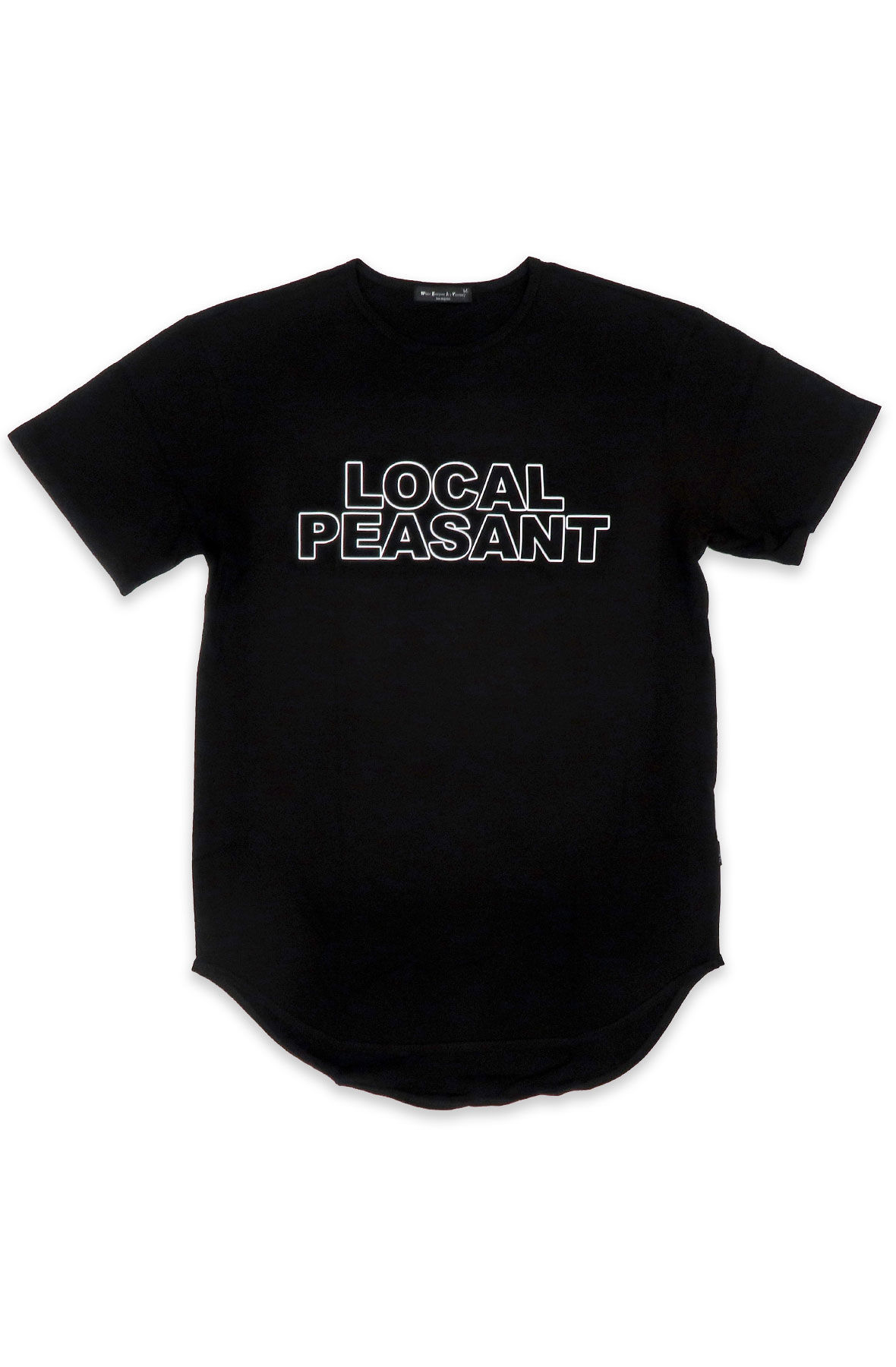 Local Peasant Scoop Tee in Black