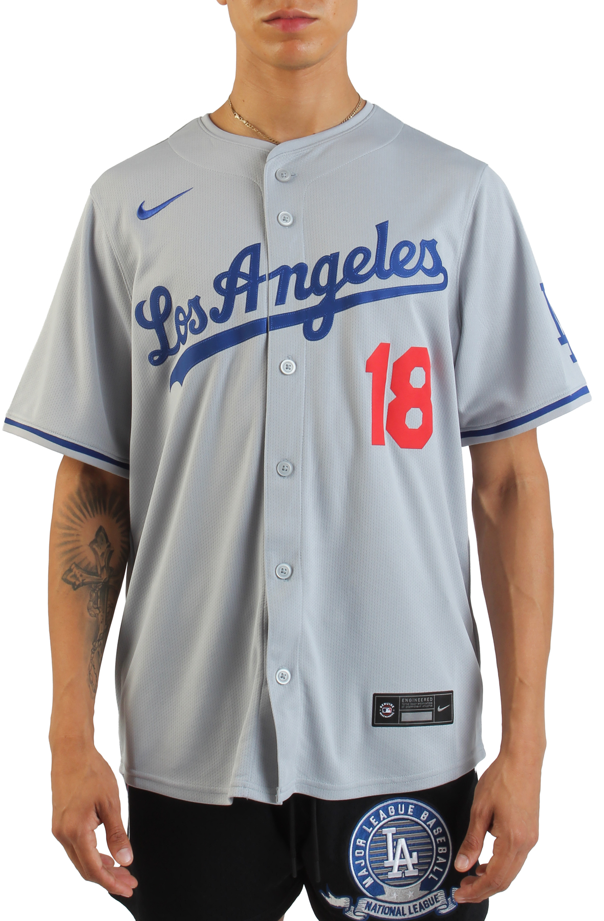 Nike Los Angeles Dodgers Yamamoto #18 Limited Jersey