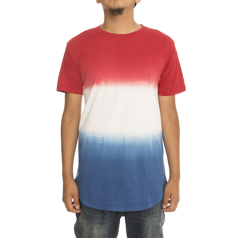 Dip Dye Tee Red/White/Blue