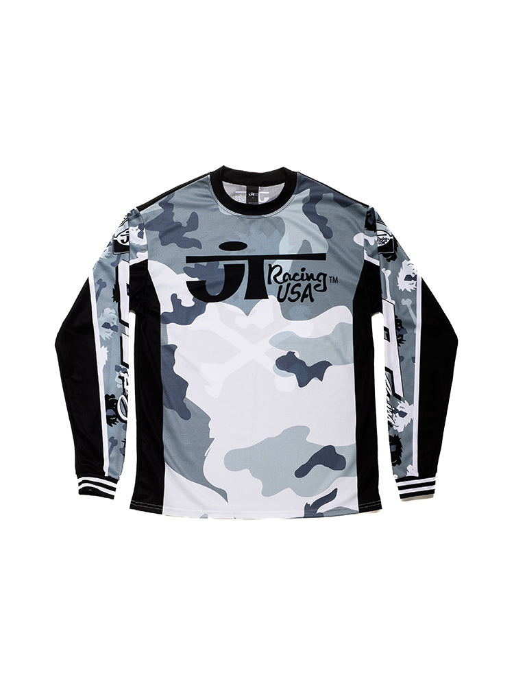 Kids Bad Bones Jersey - Black Raider Camo