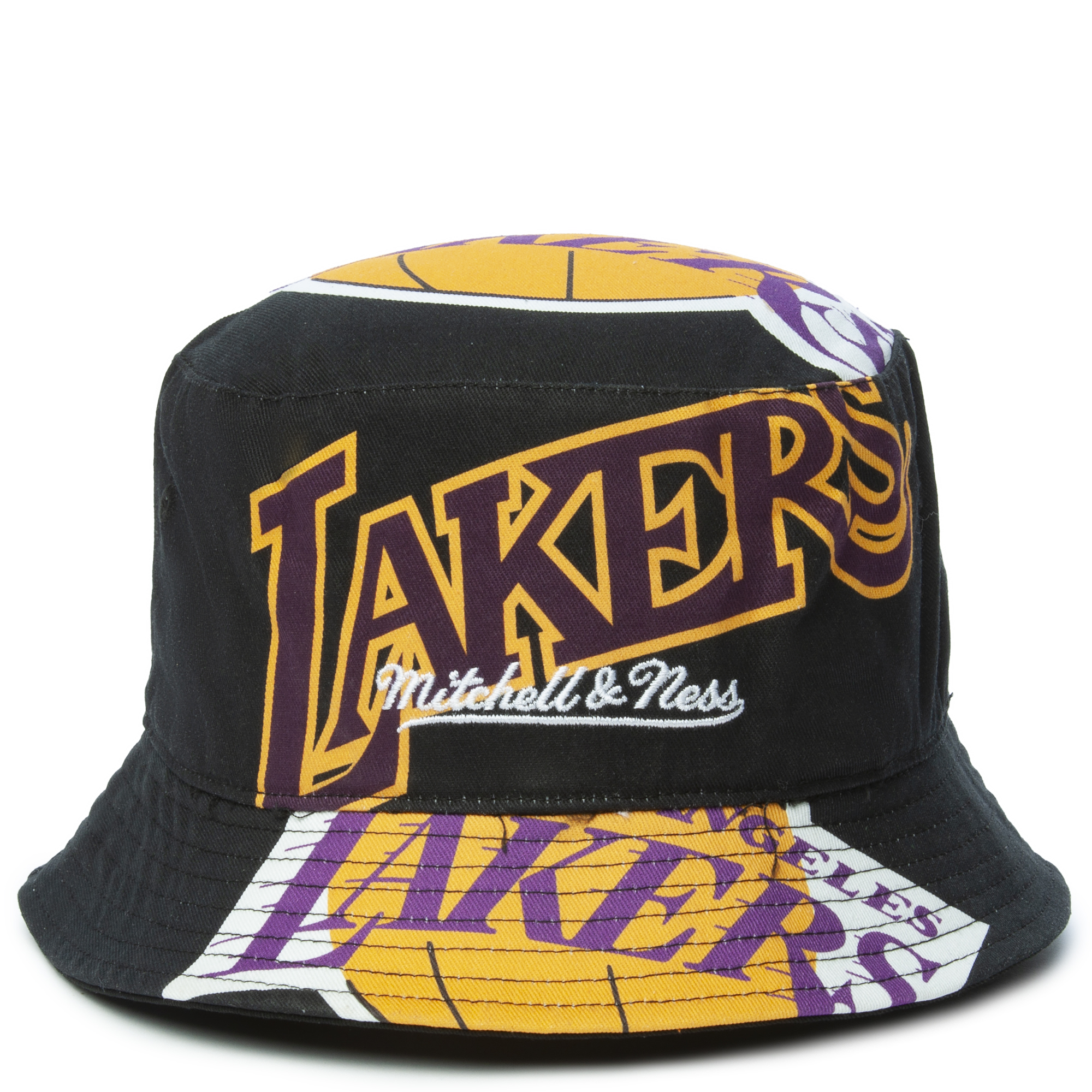 Los Angeles Lakers Mitchell & Ness Diamond Cut Snapback Hat