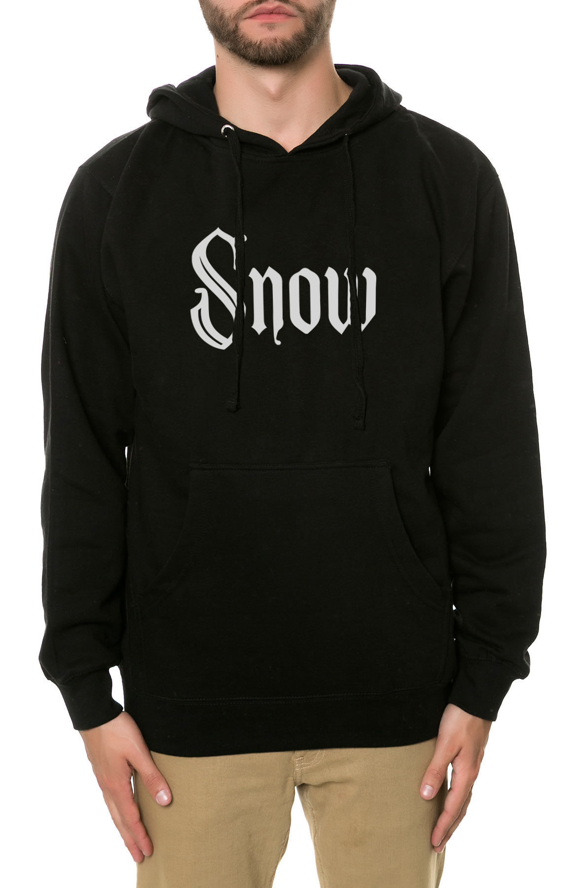 The Snow Girl Hoodie in Black