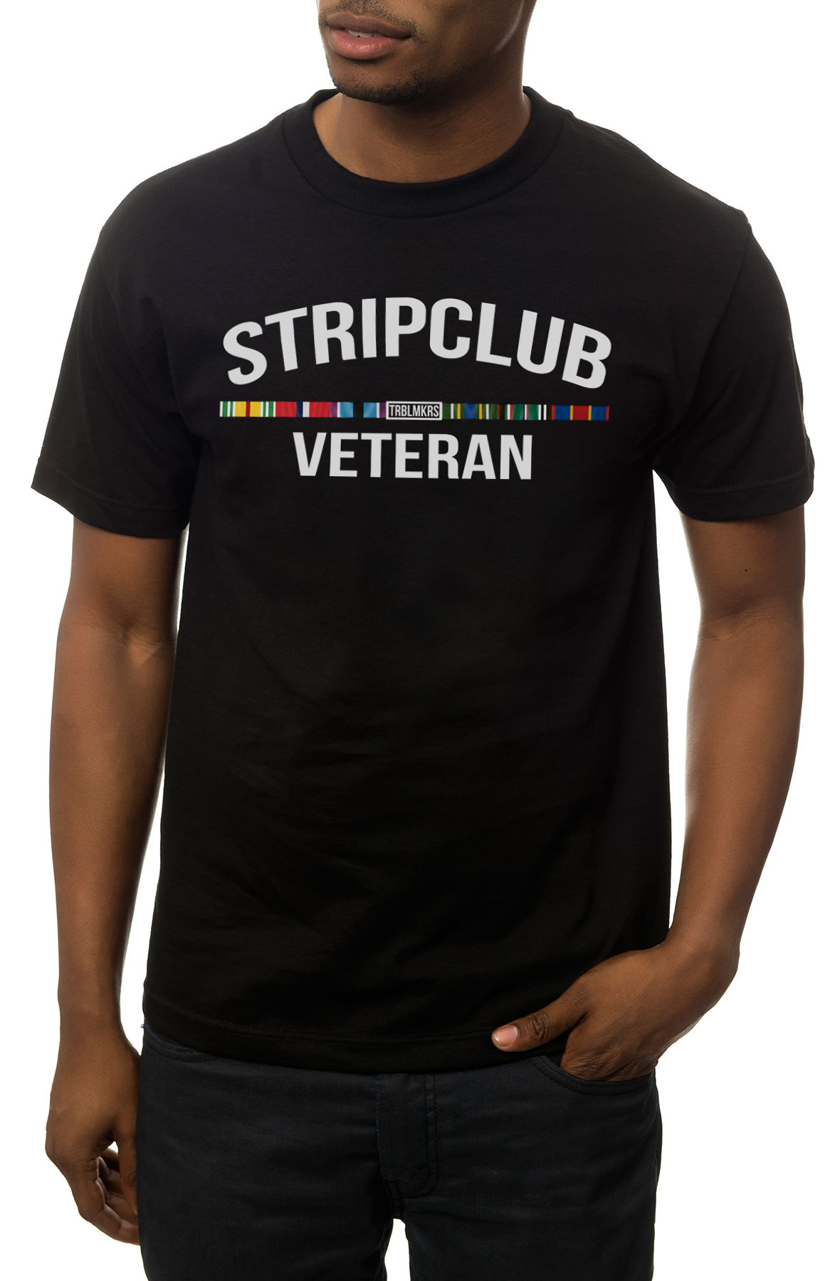 The Strip Club Veteran Tee in Black