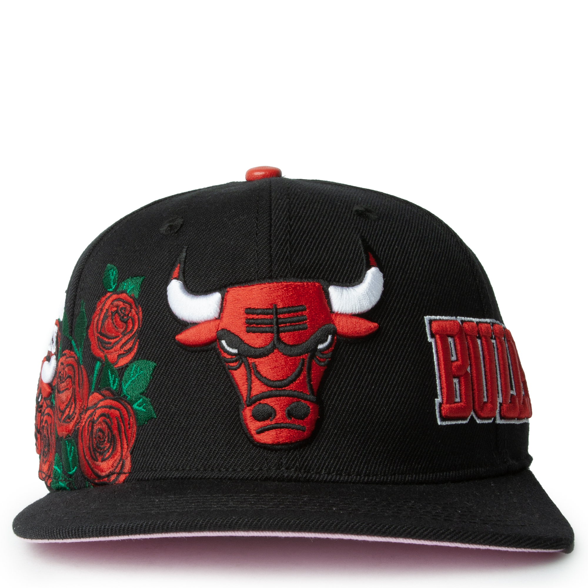 Bulls Red Rose Snapback