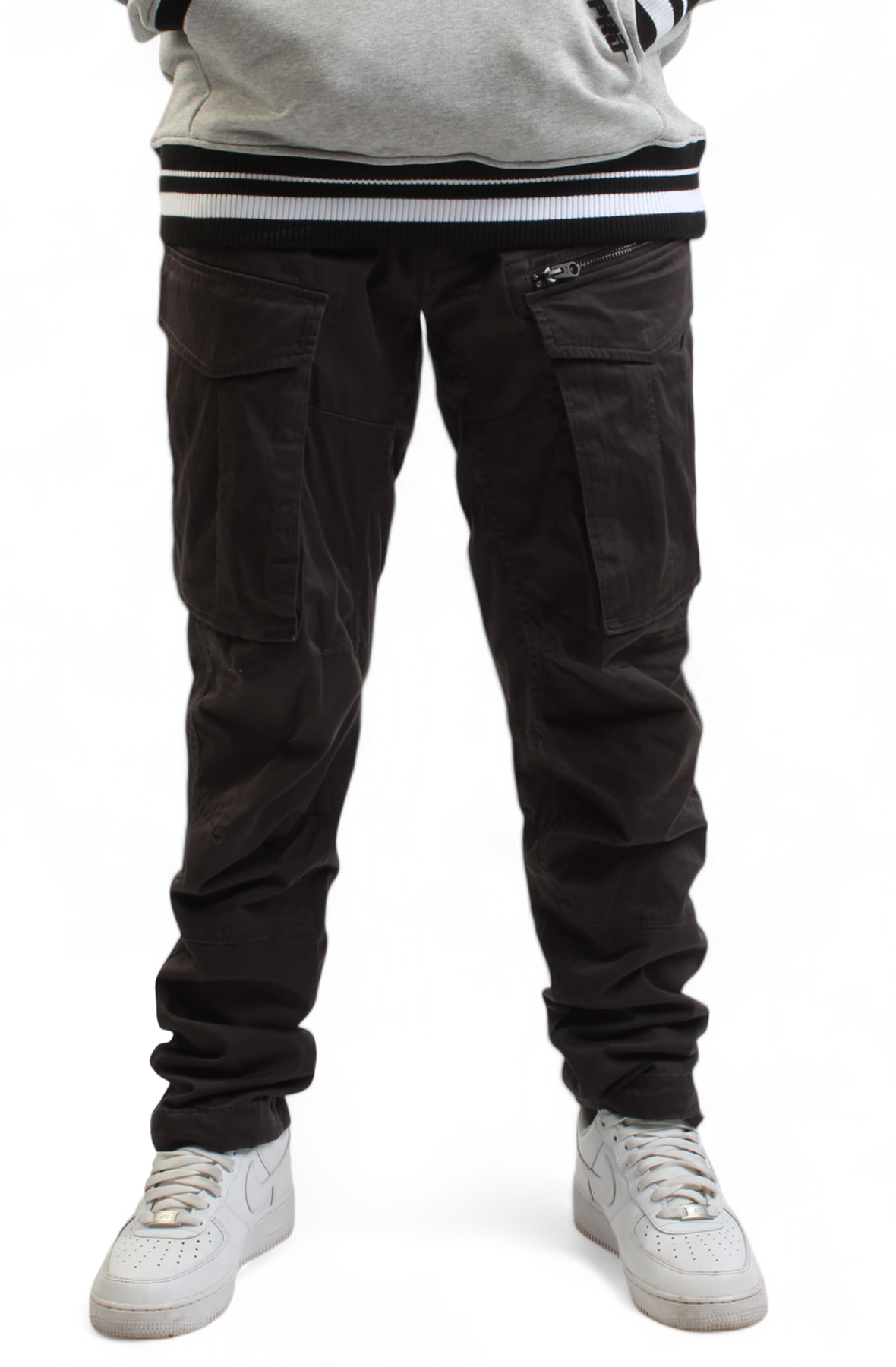 Zip pocket 3D Skinny Cargo Pants