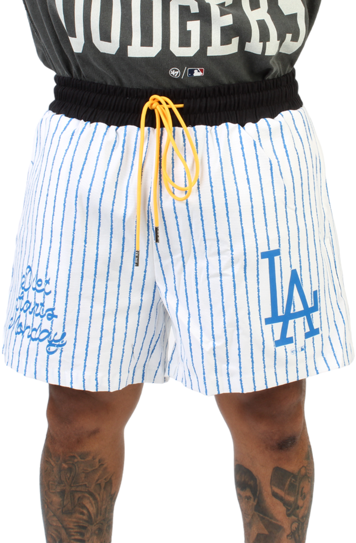 Dodgers Pinstripe Shorts