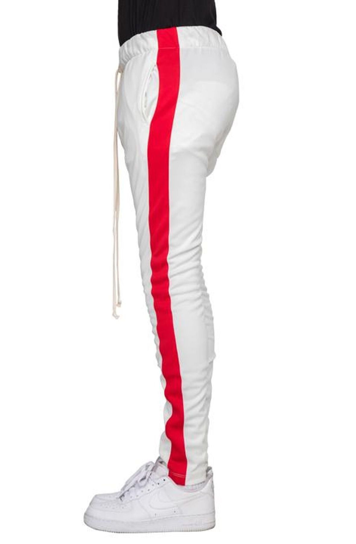 off white red track pants