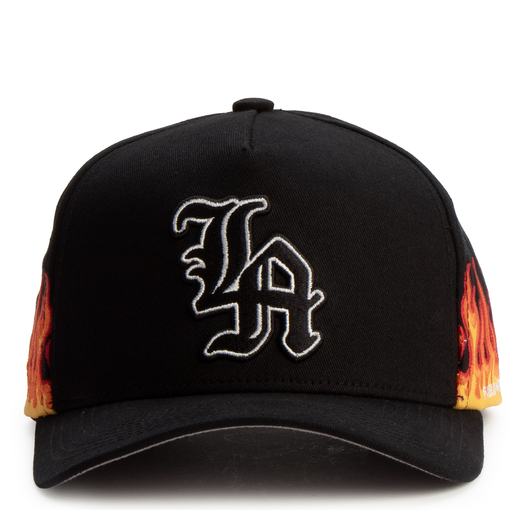 LA Gothic Flames Twill Trucker Hat
