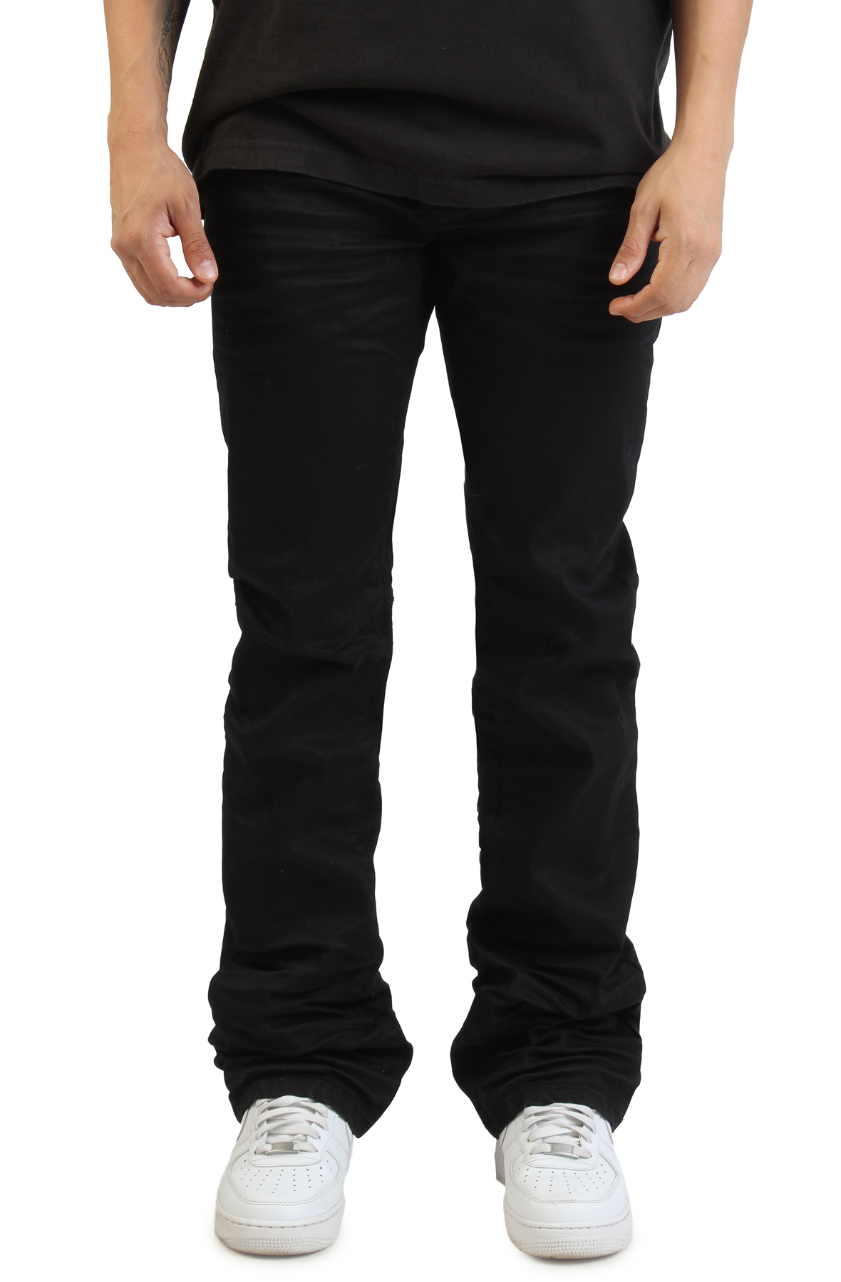 Stacked Flare Bottom Jean