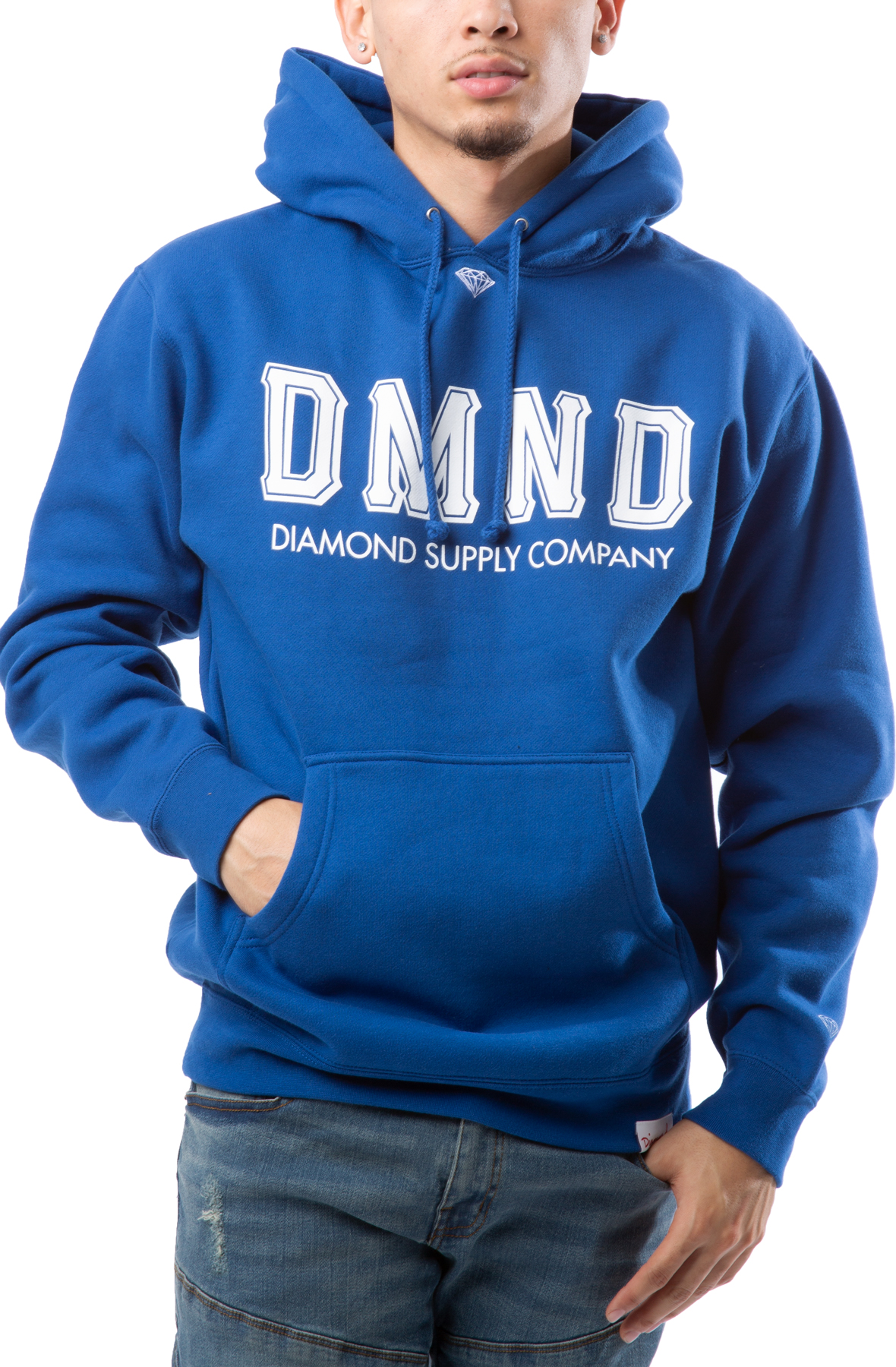 diamond block hoodie