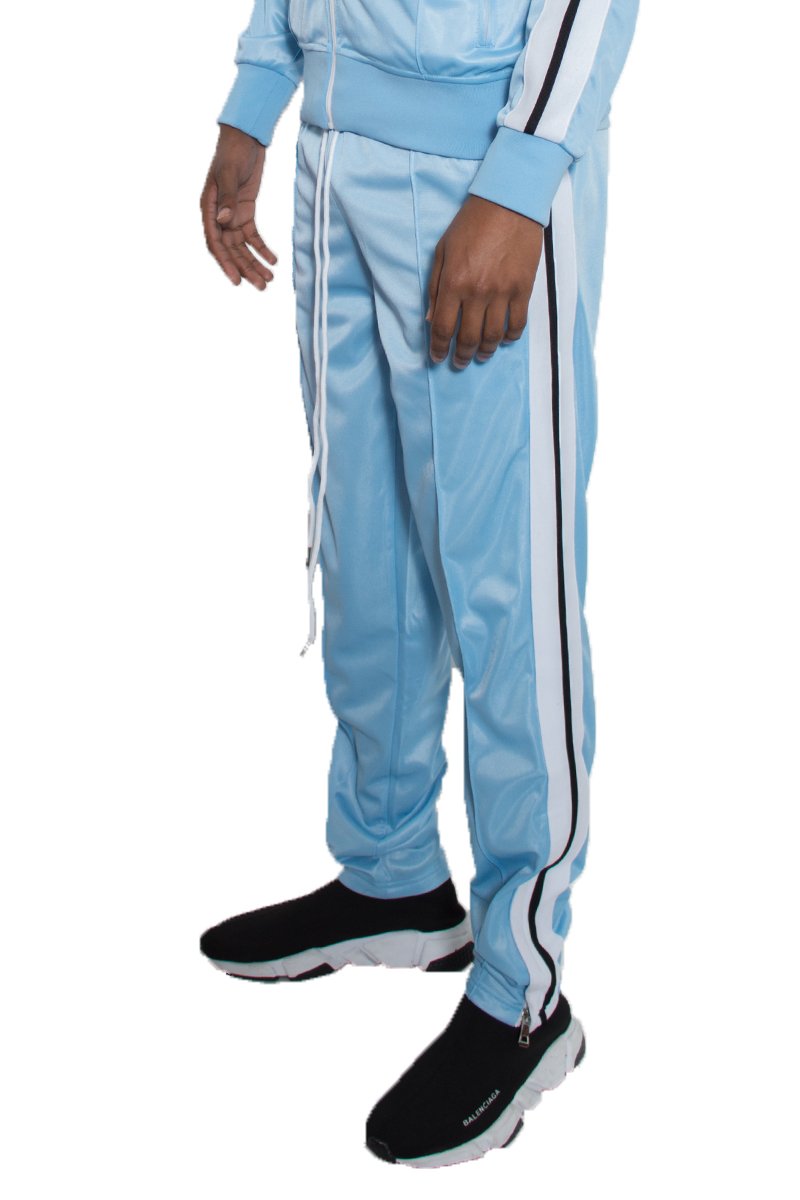 STRIPED TAPE TRACK PANTS